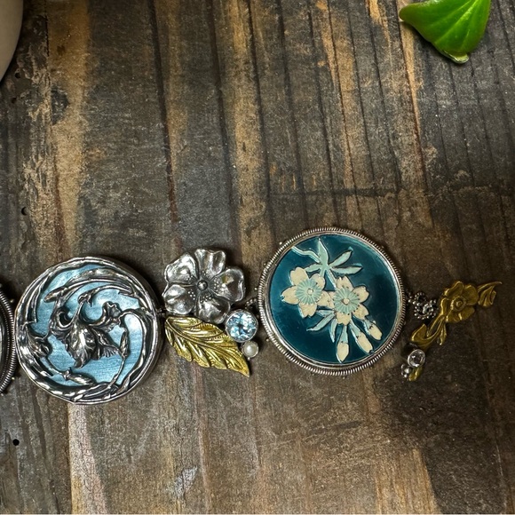 Unique Mars & Valentine Sterling Bracelet - Picture 4 of 6